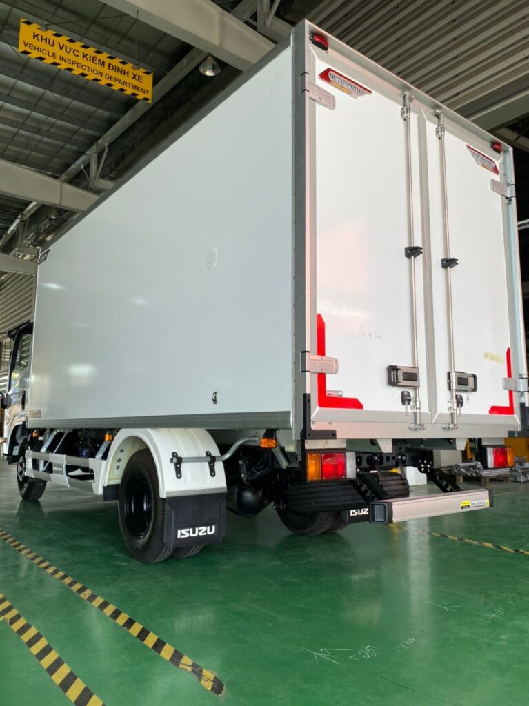 Ron cao su cửa sau xe tải